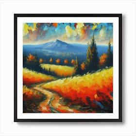 Mountain Road Art Print