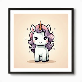 Cute Unicorn 181 Art Print