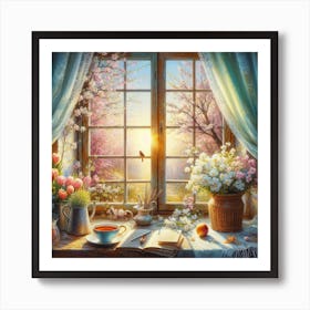 Window To Spring Art Print