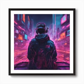 Cyberpunk Art Art Print