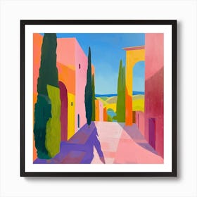 Abstract Park Collection Villa Ada Rome 3 Art Print