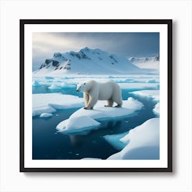 Dreamshaper V7 An Arctic Wilderness Where Polar Bears Roam Acr 1 Art Print