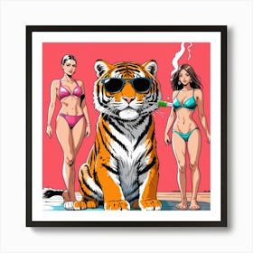 Tiger 5 Art Print