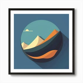 Mountain Landscape 1 Art Print