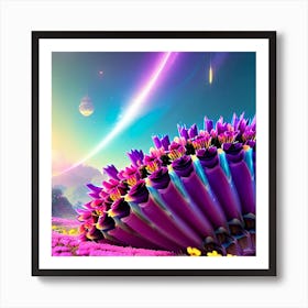 Abstract Flower Art Print