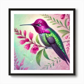 Hummingbird 27 Art Print