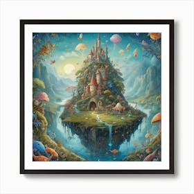 Fairytale Island Art Print Art Print