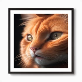 cat portriat Art Print
