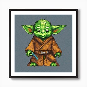 Star Wars Yoda Art Print