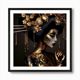 Geisha 202 Art Print