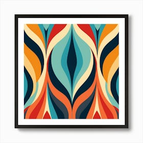 Abstract Wave Pattern Art Print