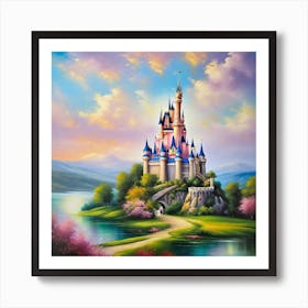 Disney Castle 10 Art Print