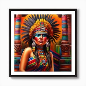 Indian Woman Art Print