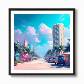 Street Scene 5 Art Print