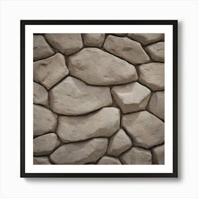 Stone Wall 103 Art Print