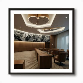 Default Create Unique Design Of Conference Hall Art 3 Art Print