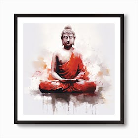 Buddha Canvas Art 2 Art Print