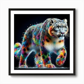 Snow Leopard 29 Art Print