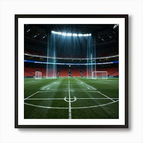 Soccer Stadium Art Print