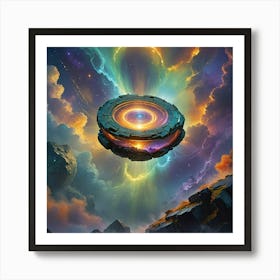 Spacestone In The Sky Poster