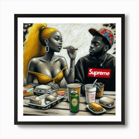 Supreme 4 Art Print