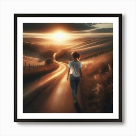 The Long And Winding Road Art Print