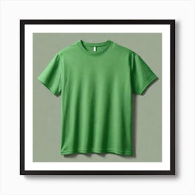 Green T - Shirt 1 Art Print