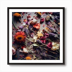 Dried Flowers 3 Art Print