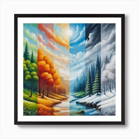 Autumn Season Art Print