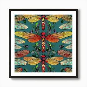 Dragonflies Art Print