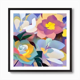 Magnolias Art Print