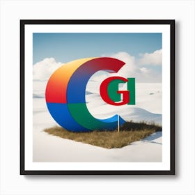 Google Logo Art Print