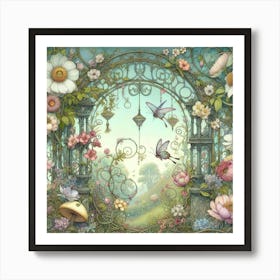 Fairy Garden 8 Art Print