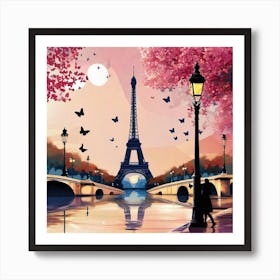 Paris Eiffel Tower 75 Art Print