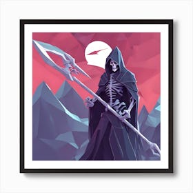 Death's Moon Art Print