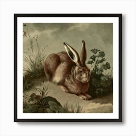 Rabbits 1 2 Art Print