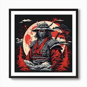 Samurai 4 Art Print