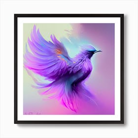 High Quality Art of a Beautifully Designed Lilac Breasted Roller Art Print