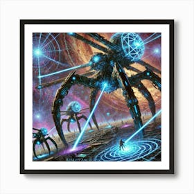 A Vivid Depiction Of Dimensional Walkers, Massive Art Print