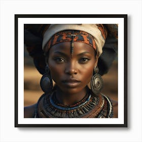 African Beauty 2 Art Print