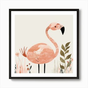 Pink Flamingo 2 Art Print