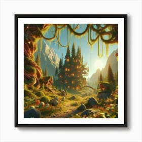 Bloom-filled valley 2 Art Print