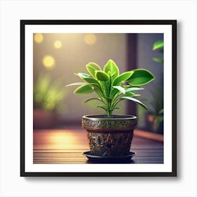 Potted Plant Art Print