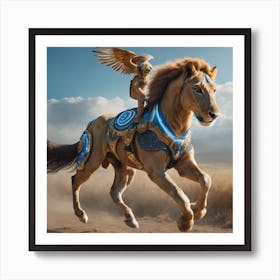 Aphrodite On Horseback Art Print