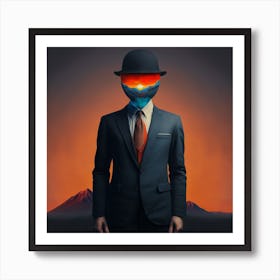 Man In A Suit 1 Art Print