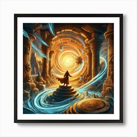 Egyptian Temple 4 Art Print