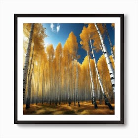 Birch Forest 19 Art Print