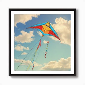 Kite Flying In The Sky Art Print