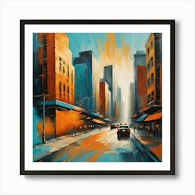 New York City Street 2 Art Print