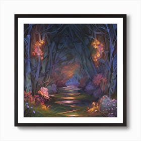 Fairytale Forest 1 Art Print